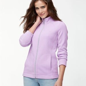 Tommy Bahama Cotton Aruba Full-Zip Sweatshirt In Purple